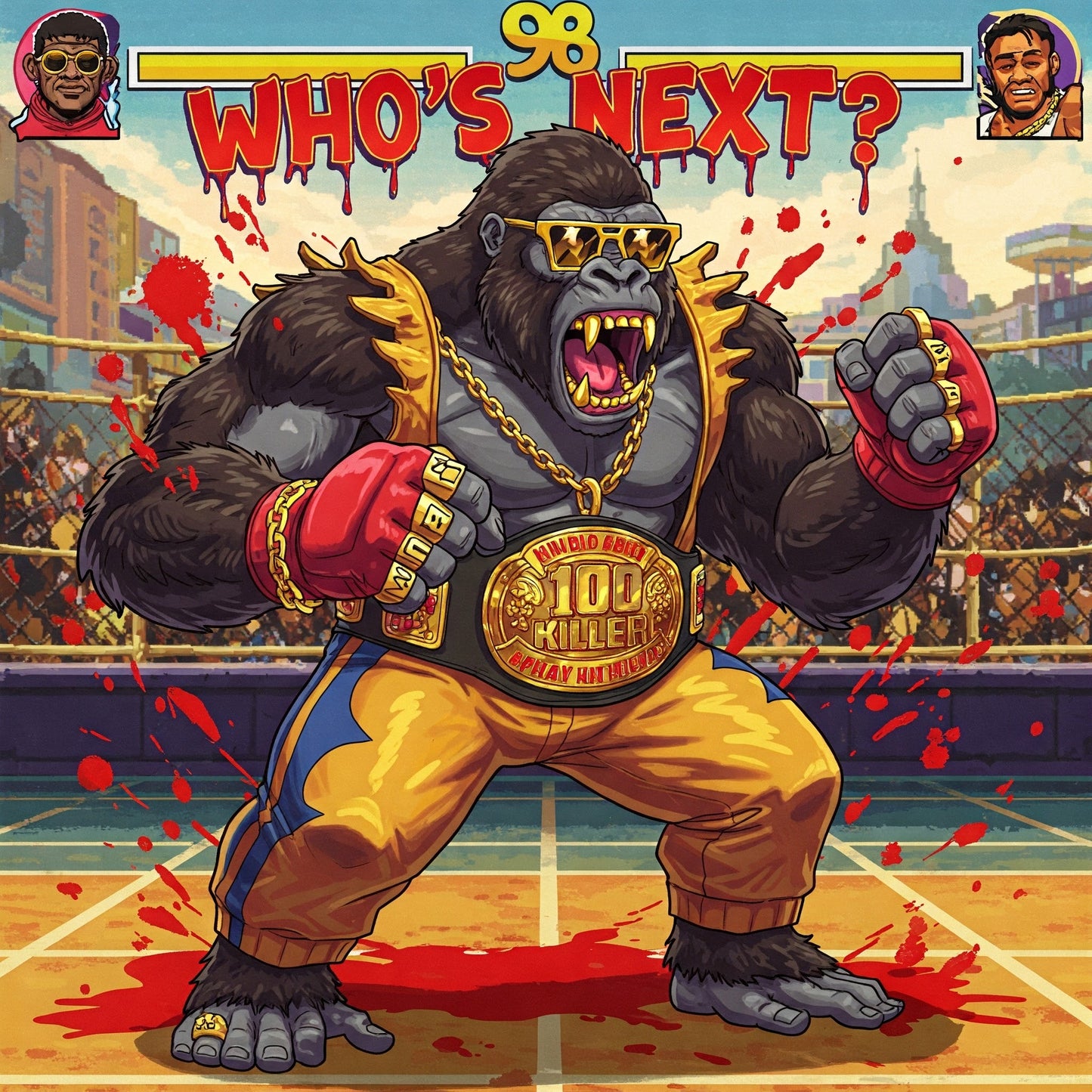 100 vs 1 Gorilla Unisex classic tee
